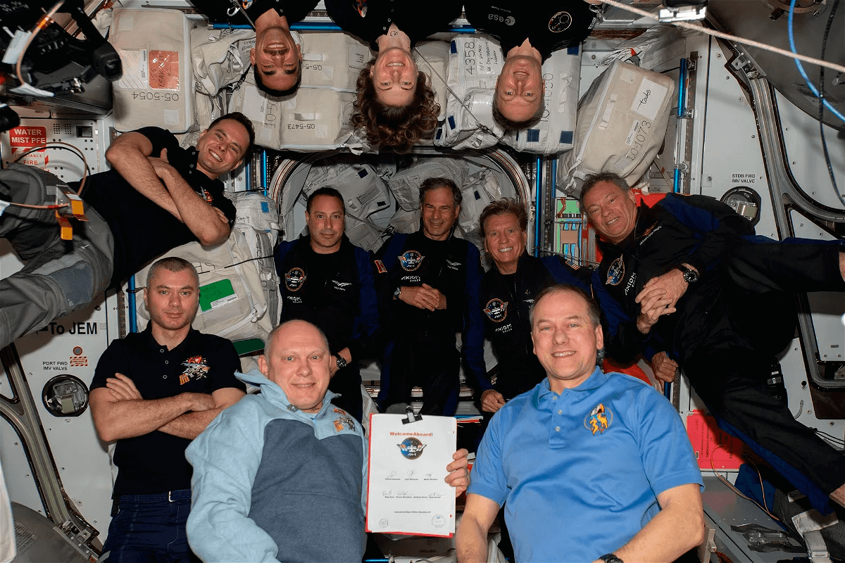 International Space Station Welcomes New Crew
